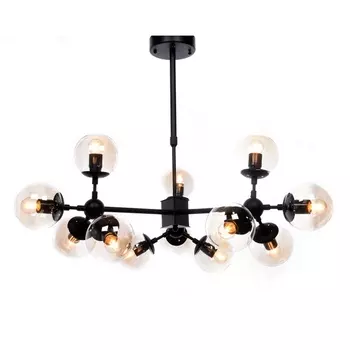 Потолочная люстра LDP 160-12 BK Lumina Deco Zodiak