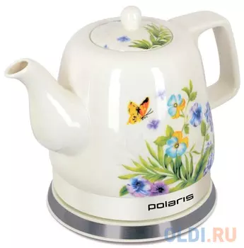 Чайник электрический Polaris PWK 1283CCR 1.2л. 1200Вт рисунок/весна (корпус: керамика)