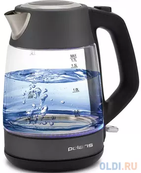 Чайник электрический Polaris PWK 1760CGL 2150 Вт графит 1.7 л стекло
