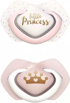 Пустышка Canpol babies Royal baby силиконовая 0-6 месяцев 2шт