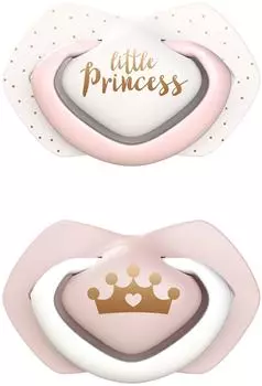 Пустышка Canpol babies Royal baby силиконовая 6-18 месяцев 2шт
