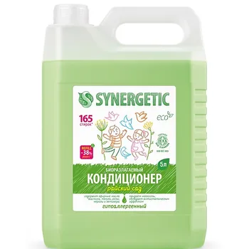 SYNERGETIC Кондиционер для белья "Райский сад" гипоаллергенный 5000.0