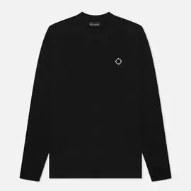 Мужской лонгслив MA.Strum Icon Embroidered ID, цвет чёрный, размер S