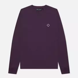 Мужской лонгслив MA.Strum Icon Embroidered ID, цвет фиолетовый, размер M