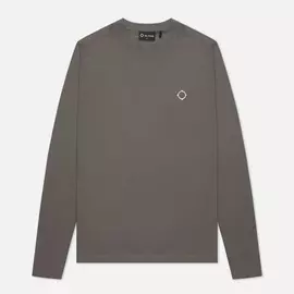Мужской лонгслив MA.Strum Icon Embroidered ID, цвет серый, размер L
