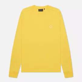 Мужской лонгслив MA.Strum Icon Embroidered ID, цвет жёлтый, размер XXS