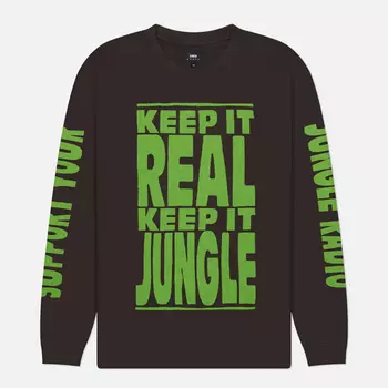 Мужской лонгслив Edwin Keep It Real, цвет коричневый, размер S