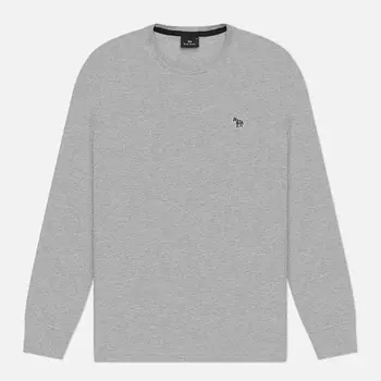 Мужской лонгслив Paul Smith Zebra Logo Regular, цвет серый, размер L