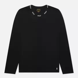 Мужской лонгслив Polo Ralph Lauren Polo Taping Crew Neck, цвет чёрный, размер XL
