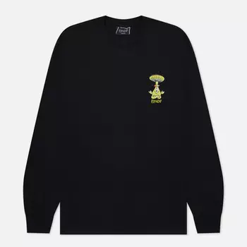 Мужской лонгслив RIPNDIP Know Ur Shrooms, цвет чёрный, размер XXL