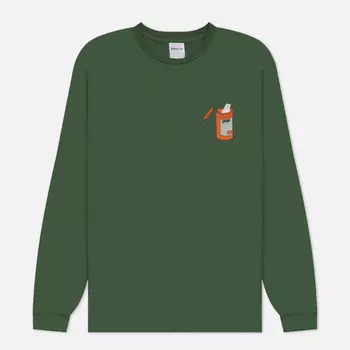Мужской лонгслив RIPNDIP Nermal Pills, цвет зелёный, размер XL