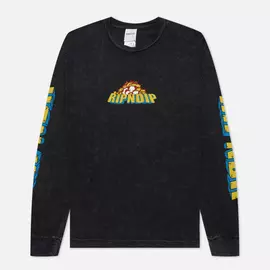 Мужской лонгслив RIPNDIP Nermzilla, цвет чёрный, размер S