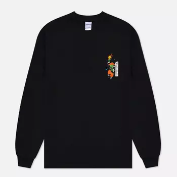 Мужской лонгслив RIPNDIP Ryu, цвет чёрный, размер XL