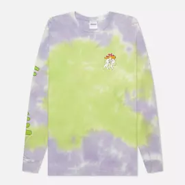Мужской лонгслив RIPNDIP Sharing Is Caring, цвет зелёный, размер M