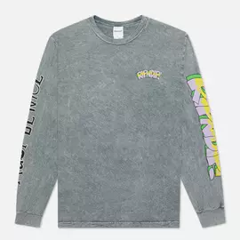 Мужской лонгслив RIPNDIP Topanga Bandit, цвет серый, размер L