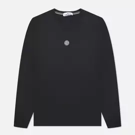 Мужской лонгслив Stone Island Mosaic Three Print Slim Fit, цвет серый, размер S