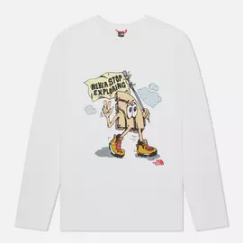 Мужской лонгслив The North Face LS Graphic, цвет белый, размер L