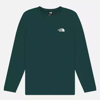Мужской лонгслив The North Face Simple Dome Crew Neck, цвет зелёный, размер S