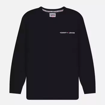 Мужской лонгслив Tommy Jeans Classics Linear Chest, цвет чёрный, размер XXXL
