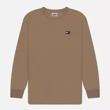 Мужской лонгслив Tommy Jeans Classics XS Badge, цвет бежевый, размер M