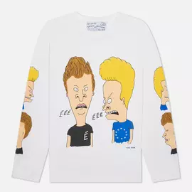 Мужской лонгслив Etudes x Beavis &amp; Butt-Head Spirit Cry, цвет белый, размер L