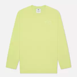 Мужской лонгслив Y-3 Classic Chest Logo Y-3, цвет жёлтый, размер S