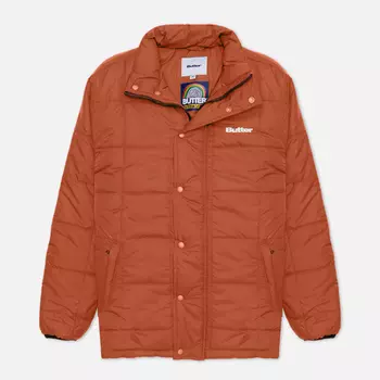 Мужской пуховик Butter Goods Grid Puffer, цвет коричневый, размер XL