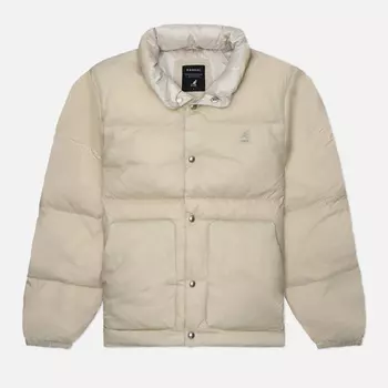 Мужской пуховик Kangol Kangol Down Jumper, цвет бежевый, размер S
