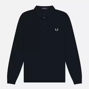 Мужской лонгслив Fred Perry M6006, цвет синий, размер L