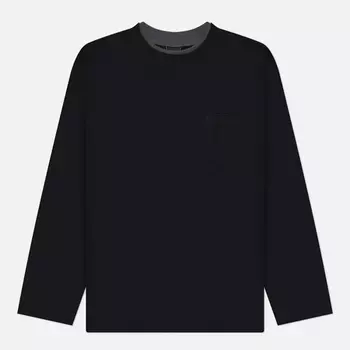 Мужской лонгслив FrizmWORKS Double Neck Pocket, цвет чёрный, размер XL