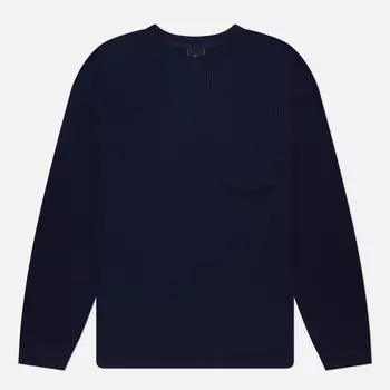 Мужской лонгслив FrizmWORKS Oversized Waffle Pocket, цвет синий, размер L