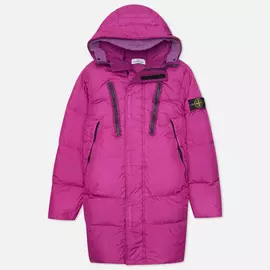Мужской пуховик Stone Island Garment Dyed Crinkle Reps NY Down-TC, цвет фиолетовый, размер L