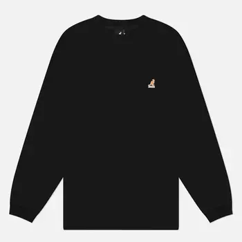 Мужской лонгслив Kangol Kangol Cotton, цвет чёрный, размер XL