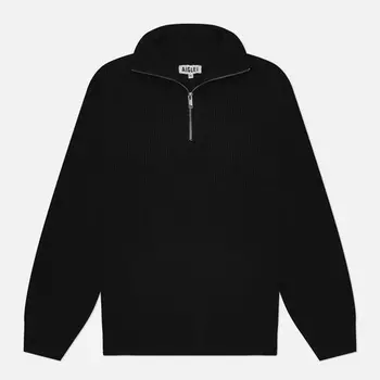 Мужской свитер Aigle Heavy Gauge Half-Zipped, цвет чёрный, размер XXL