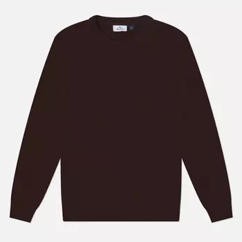 Мужской свитер Aquascutum Active Club Check Sleeves, цвет коричневый, размер S