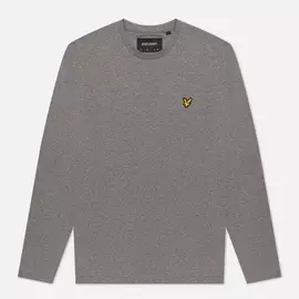 Мужской лонгслив Lyle &amp; Scott Crew Neck, цвет серый, размер M