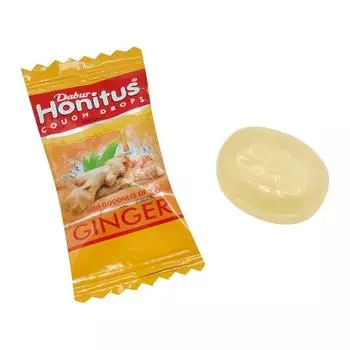 Хонитус (Honitus) леденцы от кашля имбирь и мед Dabur | Дабур 1шт