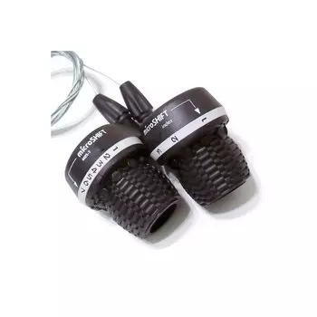 Грипшифты велосипедные Microshift MS-25, 3x6 скоростей, комплект, 078293, Х47284