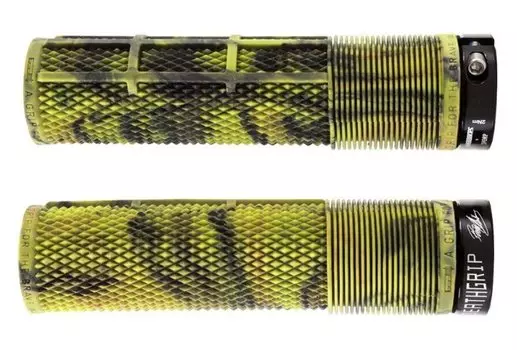 Грипсы велосипедные DMR Brendog Death Flangeless, кратон, камуфляж, диаметр 29.8мм, DMR-G-BREN2-THIN-C