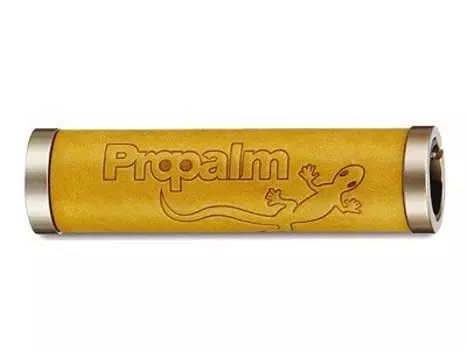 Грипсы велосипедные PROPALM HY-1027EP-BW, кожаные, 128мм, с 2 грипстопами, с упаковкой