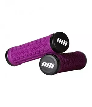 Грипсы велосипедные SDG/ODI Lock-On Grip Bright, кретон, фиолетовые, D30SDPR-B