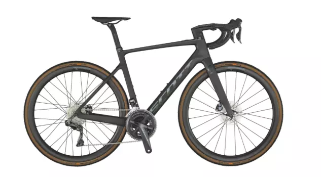 Электровелосипед Scott Addict eRIDE 10 28" 2021 (Рама: S (Рост: 167-173 см), Цвет: черный)