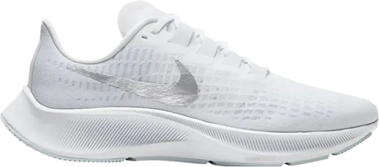 Кроссовки Nike Wmns Air Zoom Pegasus 37 'White Metallic Silver', белый