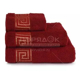 Полотенце банное, 100х150 см, Cleanelly Мито Греко, 460 г/кв.м, красное ПЦ-1201-4346 1 (19-1758)