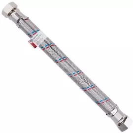 Подводка для воды 1"х0.5 м, г-г, латунь, Гигант, AquaLine