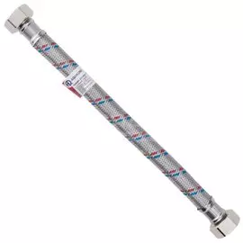 Подводка для воды 1/2"х0.3 м, г-г, латунь, Гигант, AquaLine