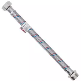 Подводка для воды 3/4"х0.5 м, г-ш, латунь, Гигант, AquaLine