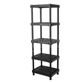 Полка универсальная прямоугольная 5 секций Blocker Expert BR3802ЧР, 60х45 см, черная