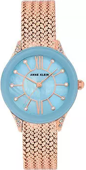 fashion наручные женские часы Anne Klein 2208LBRG. Коллекция Crystal