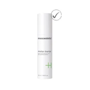 Гель-крем Melan Tran3x от Mesoestetic, 50 мл, 1,69 эт. унция Ежедневный депигментирующий гель-крем для контроля пигментации кожи